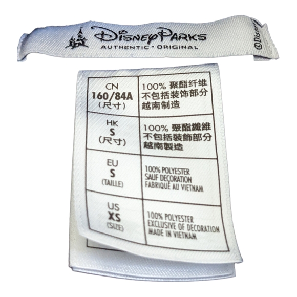 Disney World Disney Parks Sz XS Fuzzy Navy Blue Full Zip Fleece Jacket - Picture 2 of 4